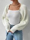 Ribbed Knit Shrug Sweater