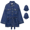 Denim Hooded Jacket for Women