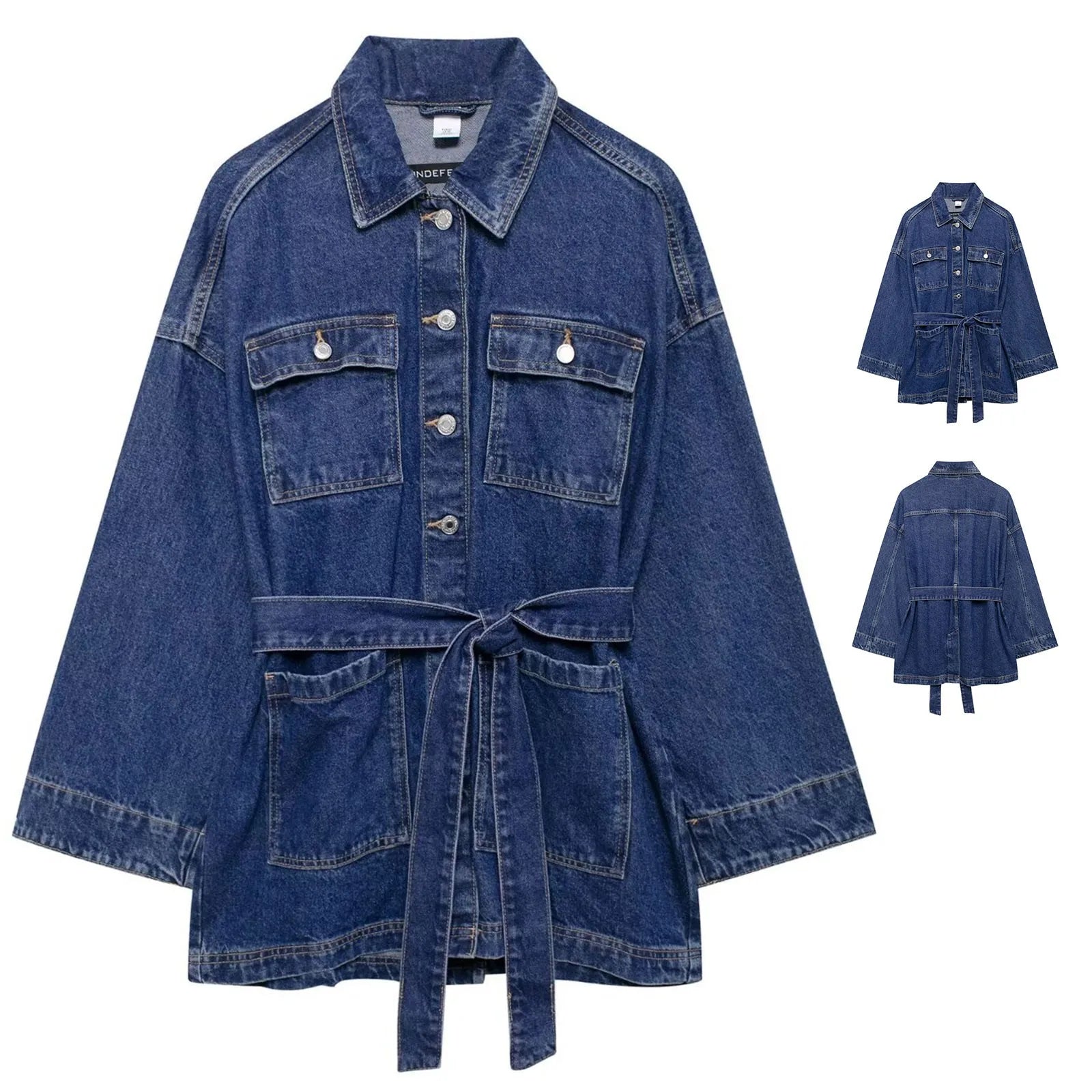 Denim Hooded Jacket for Women